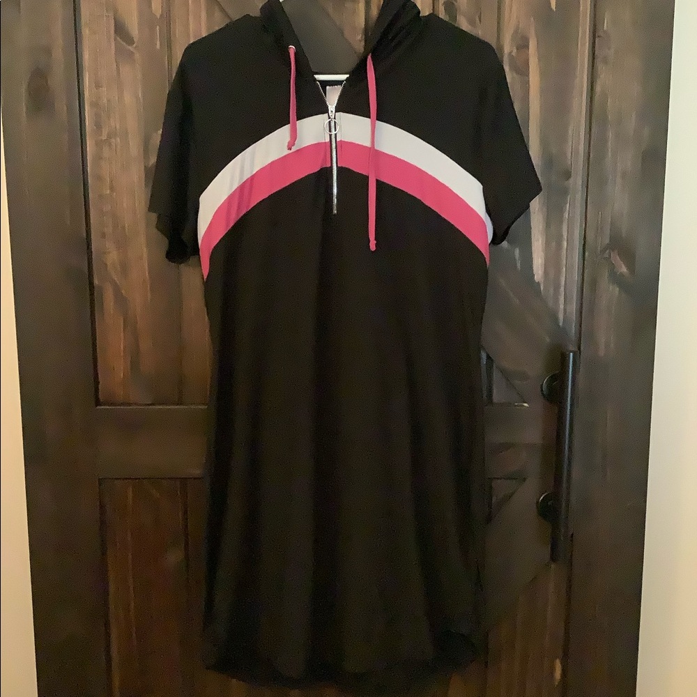 Casual Dress / Swimwear Cover Up with Hood
